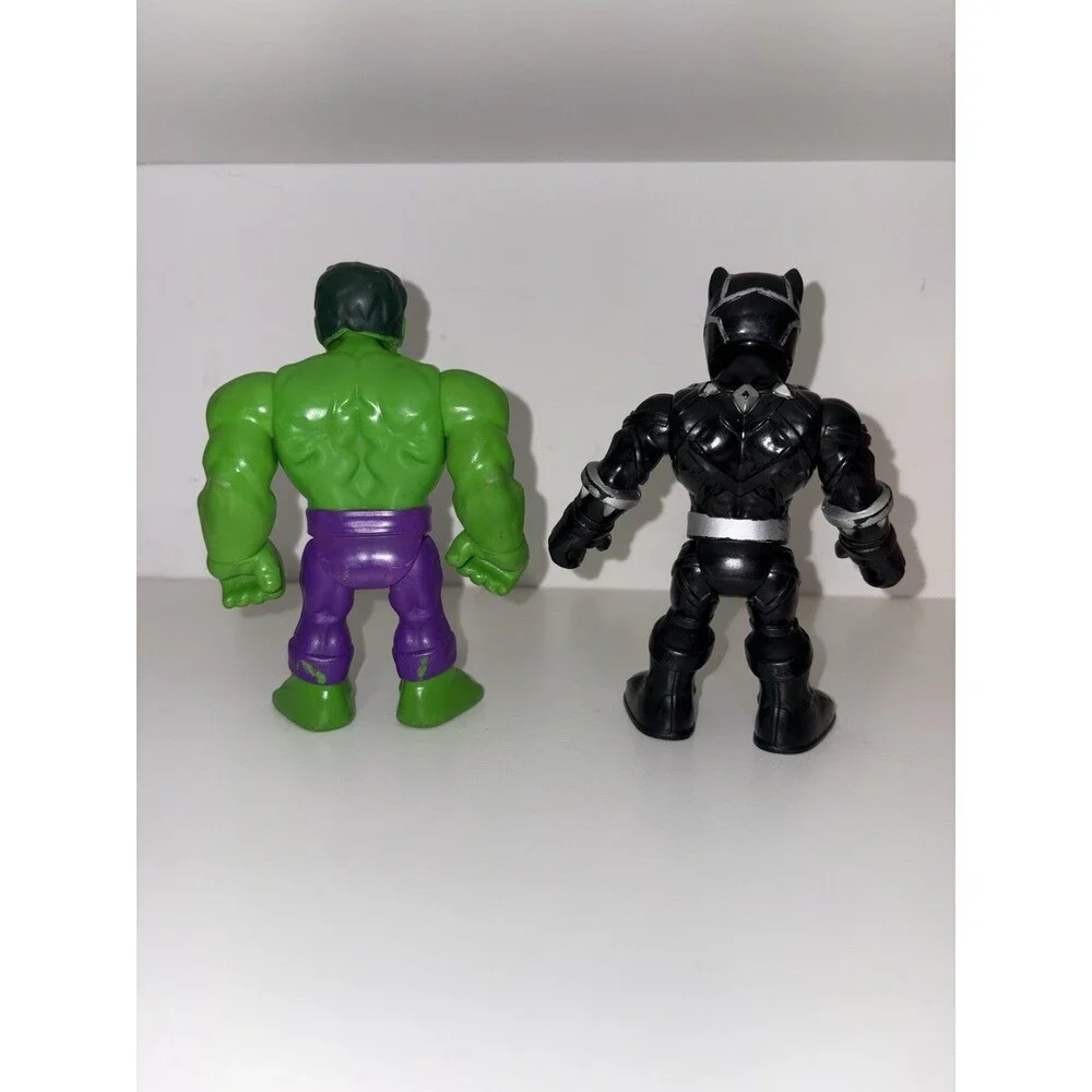 Playskool Heroes Marvel Super Hero Figures Hulk And Black Panther